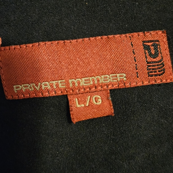 Private Member luxurious black button up - Picture 2 of 10